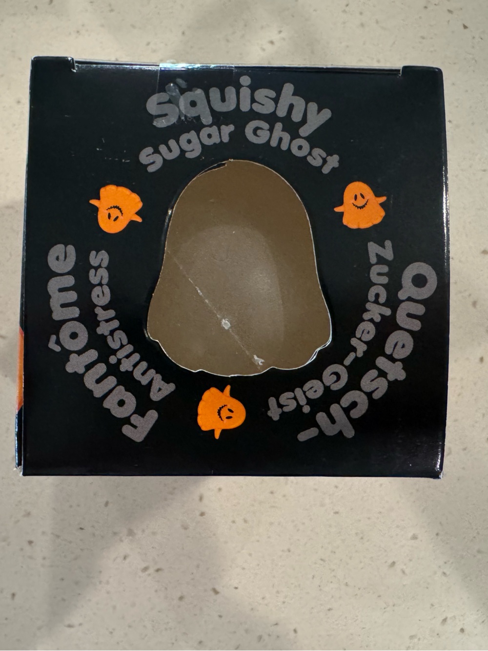 Scrunchems Squishy Sugar Ghost Clear Glow in the Dark Halloween Squishy NEW! - Picture 2 of 3